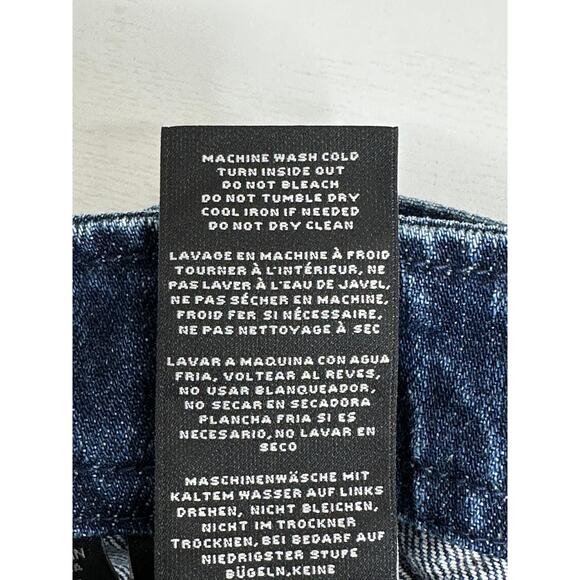 J Brand New! Athena Utility Tie Waist Jeans Blue Dark Wash Casual Stretch 26 - Picture 12 of 16